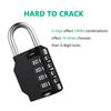 Zinc Alloy Combination Lock 4 Digit Suitcase Lock Creative Padlock with Combination  Outdoor