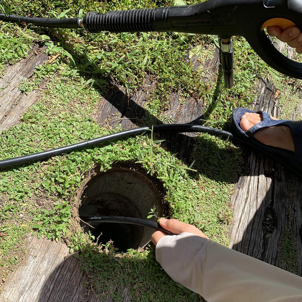 Шланг для чистки труб мойки высокого давления 40 МПа для мойки высокого давления Ryobi<HOTEISON> 60℃ (8.0м)