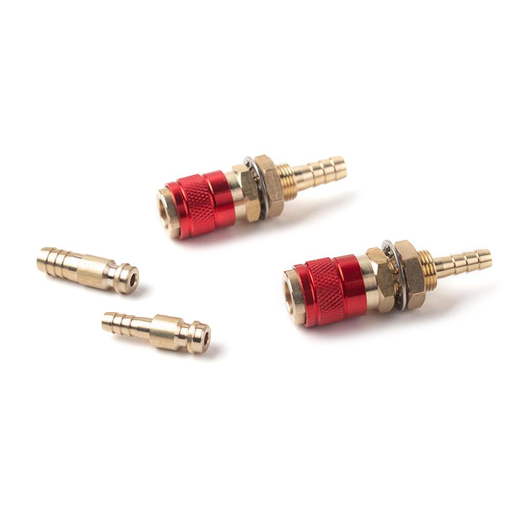 Газовый адаптер с водяным охлаждением Быстроразъемное соединение Фитинг для сварочной горелки MIG\TIG Штекеры сварочной горелки Адаптер 6 мм/8 мм