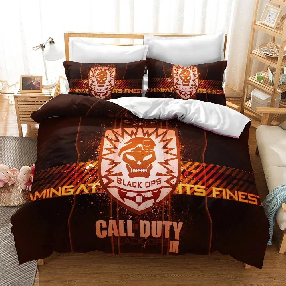 Call Of Duty Warzone Bedding Set Single Twin Full Queen King Size Game Bed Set Aldult Boys Bedroom Duvetcover Sets 3D Print 020
