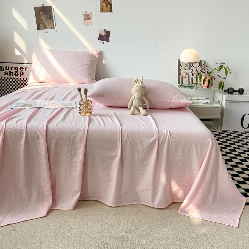 Однотонная простыня Мягкая плоская простыня Домашнее постельное белье sabanas para cama Взрослые Детская комната Простыни (Нет наволочки)