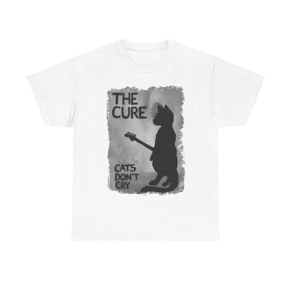 Футболка The Cure Cat 90-х Альтернативный Независимый Рок Унисекс Футболка Летняя Новый Стиль Унисекс Повседневная Футболка