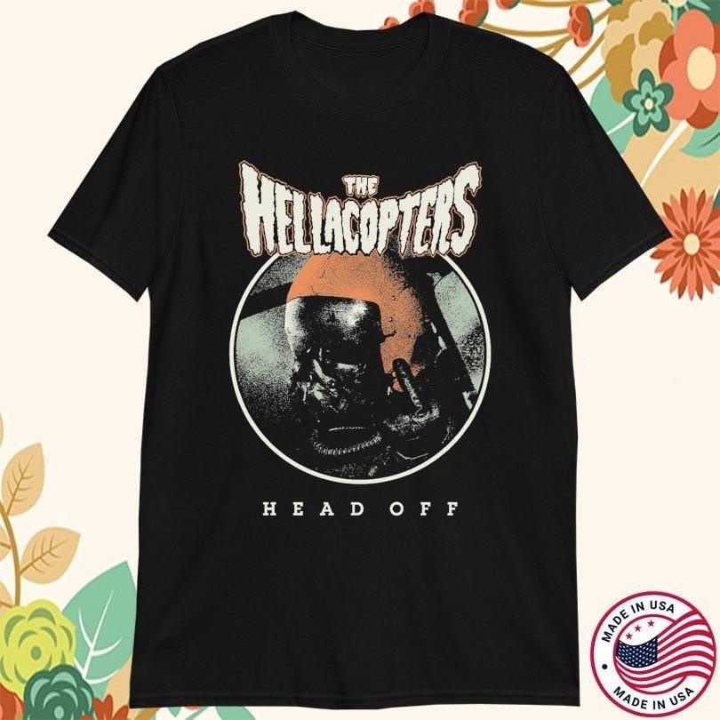The Hellacopters Band Head Off Heavy Cotton Black T Shirt S-5XL CM591