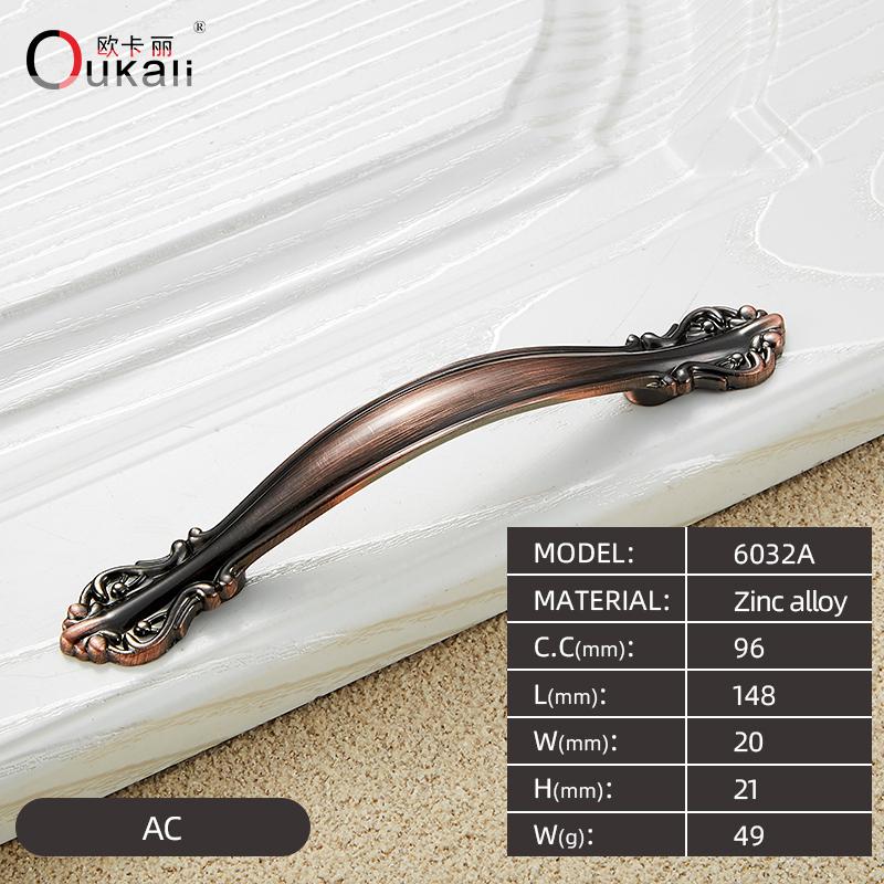 High Quality Luxury Furniture Handle Drawer Cabinet Wardrobe Door Handle Knob Hot Sale