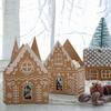 Yousheng Christmas Gingerbread House Gift Box Small Christmas Candy Boxes for Cookies Chocolates Treats 3D House Shaped Paper Box for Holiday Party