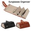 Folding Display Portable Storage Box Glasses Organizer Eyeglasses Holder Sunglasses Case
