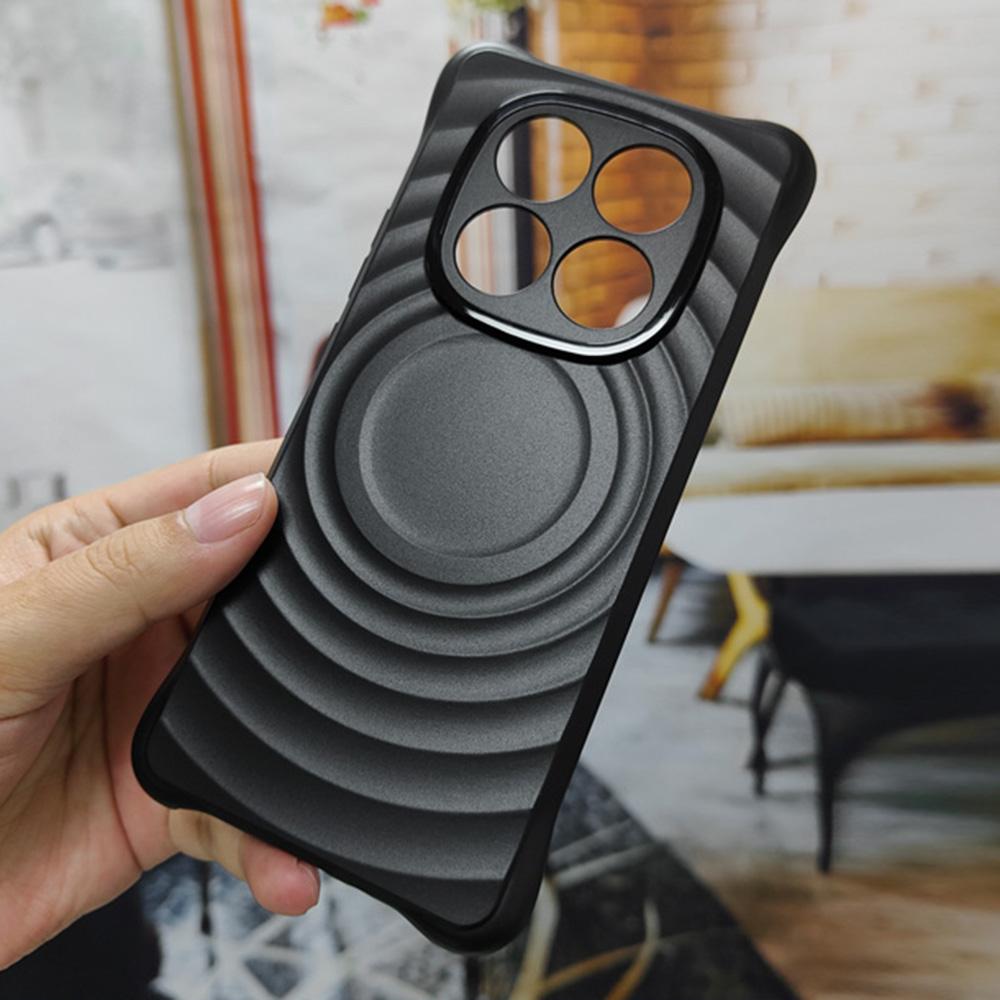 Чехол для Xiaomi Redmi Note 14 Pro 5G/Poco X7 5G Текстура капли воды Противоскользящий Матовый чехол из ТПУ