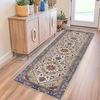 Винтажный ковер-дорожка в стиле бохо, нескользящий, моющийся, для прихожей, спальни, кухни, декор