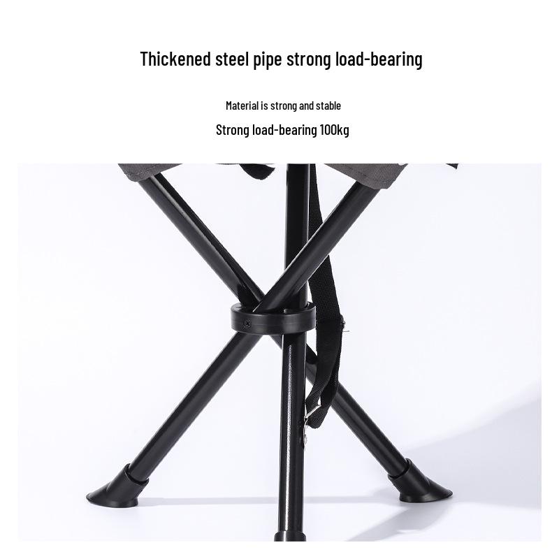 Ultra-Light Portable Folding Camping & Fishing Stool - Compact Triangle Design