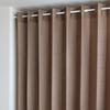 Kaei Lace Accordion Curtain 34078 Brown 100cm Width X 200cm Putter Curtain Washable Thermal Insulation Blindfold Partition Thick Noren Free Cut Made