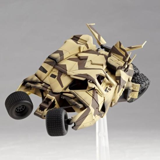 SFX Revoltech 047 Бэтмен: Начало Тёмный рыцарь Тёмный рыцарь: Возрождение Бэтмобиль Tumbler Пушка Без масштаба АБС и ПВХ Предварительно окрашенная фигурка