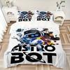 Astro Bot Adventure Print 3Pcs Bedding Setduvet Cover With 2 Bedropillowcase Home Birthday Gift