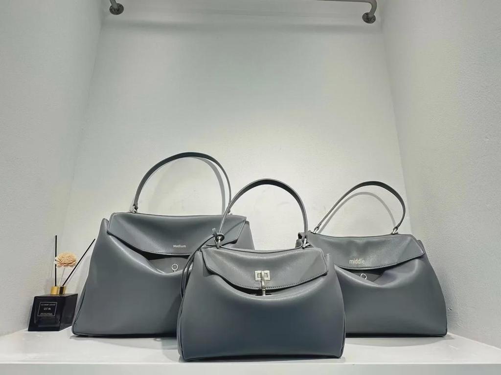 Стильная кожаная сумка-тоут большой вместимости 2024 года: Сумка/через плечо из натуральной коровьей кожи