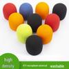 U-Shaped KTV Microphone Sponge Cover - Assorted Colors, Thickened Cotton, Pop Filter for Household Mics