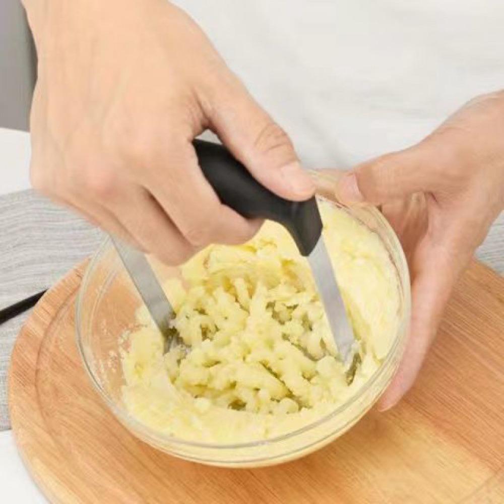 Ручная толкушка для картофеля из нержавеющей стали, кухонный гаджет, картофеледавилка, картофеледавилка