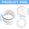 Shower Drain Hair Catcher and Dip Tube Set Practical Kitchen Water Sink Filter Multipurpose Bathroom Floor Drain Cover
