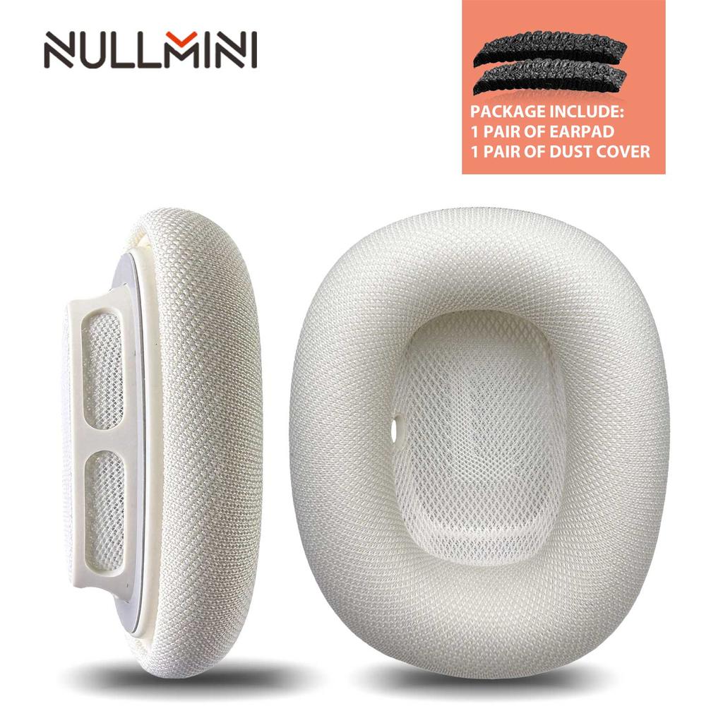 NullMini Для Apple Airpods Max 2 II Сменные сетчатые амбушюры Наушники Подушечка для уха Рукав из пены с памятью Накладка на ухо для наушников