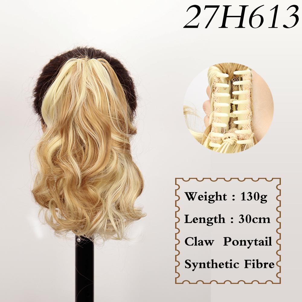 MISS WIG Синтетический хвост с короткими волнами, наращивание волос, светлый хвост для женщин, повседневная вечеринка