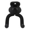 Guitar Wall Mount Hanger Hook Holder Stand Metal Universal for Ukulele Violin Studio RoomMatte Black