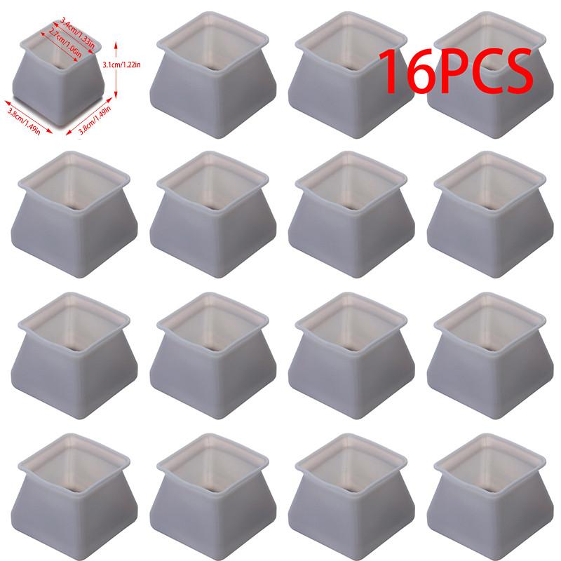 16 шт. противоскользящие накладки на ножки стульев силиконовые накладки на стол накладки на ножки защитные накладки на пол мебельные аксессуары