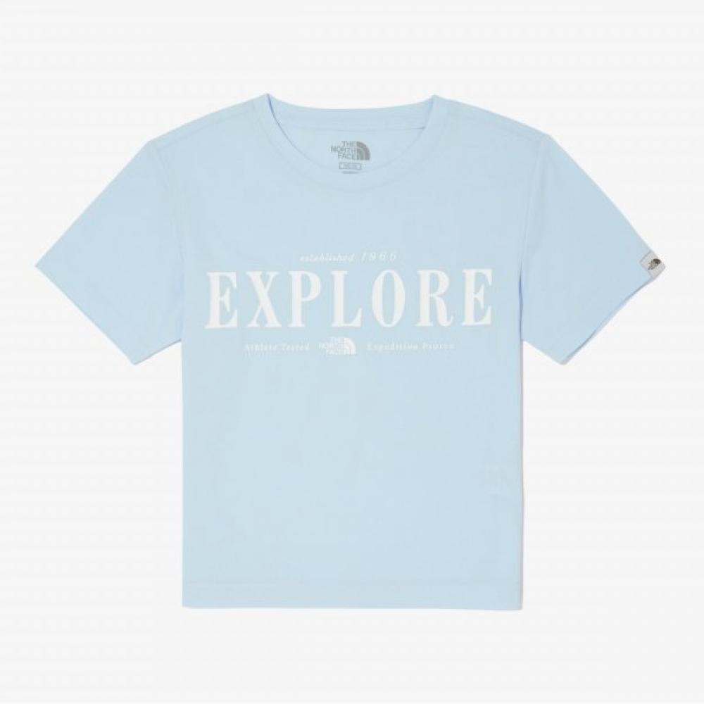The North Face White Label Explorer Short Sleeve Round Tee Nt7uq06m