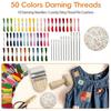 Darning Loom Kit Darning Egg Darning Mushroom Knit Patch Kit Speedweve Mini Darning Loom Thread Large Eye Needles Pin Cushion for Darning Socks