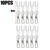 1-10 шт. Многоцелевые зажимы из нержавеющей стали, заглушки, прищепки для белья, держатели для колышков, зажимы для одежды, уплотнительные зажимы, бытовые крючки