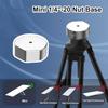 Small Aluminum Tripods Connector Mounting Base Resistant Not Slip Tripods Adapter Suitable for Devices Mini
