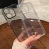 Мягкий прозрачный силиконовый чехол для iPhone 16 15 14 13 12 11 Pro Max X XS XR 8 7 Plus Mini SE ультратонкая прозрачная задняя крышка