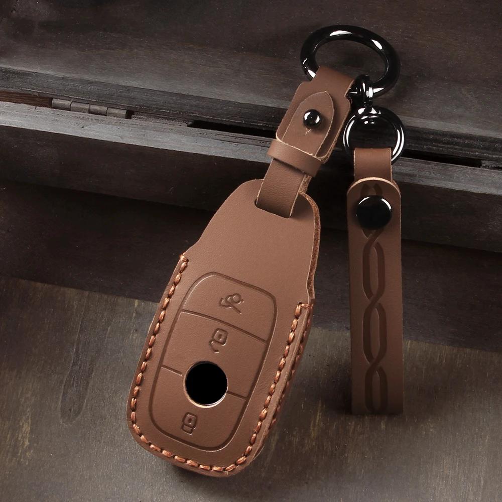 Styling Mouldings Car Remote Key Case Cover Shell Fob For Mercedes Benz A C E S G Class GLC CLE CLA GLB GLS W177 W205 W213 W222