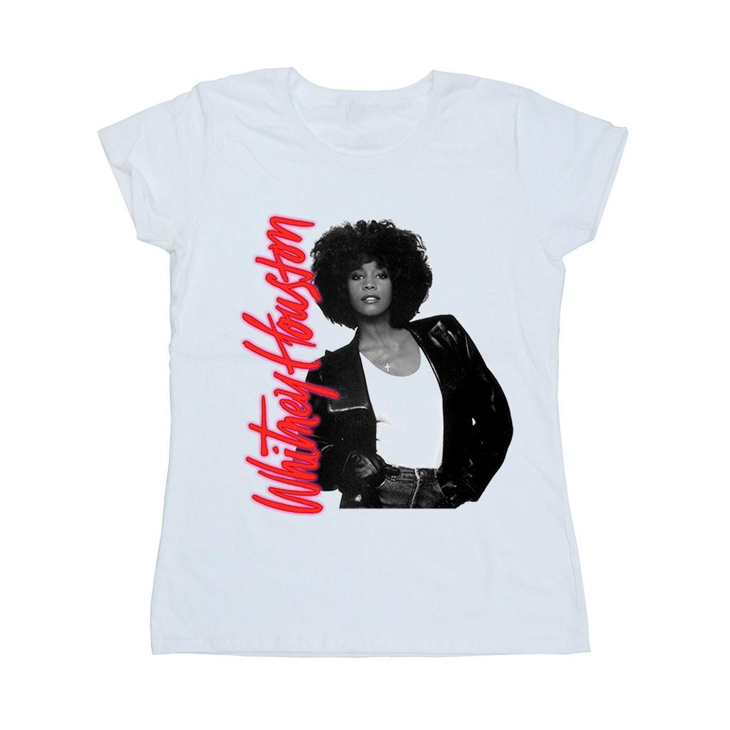 Whitney Houston Womens/Ladies Whitney Pose Cotton T-Shirt