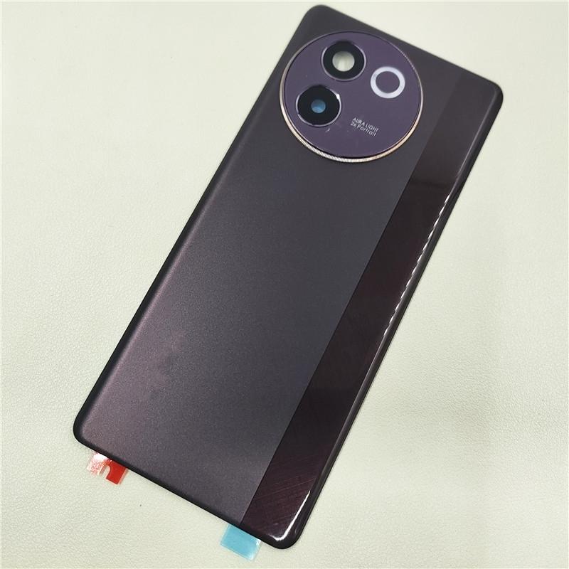 Задняя крышка батарейного отсека для Vivo V30e Задний корпус с объективом камеры Запасные части для ремонта