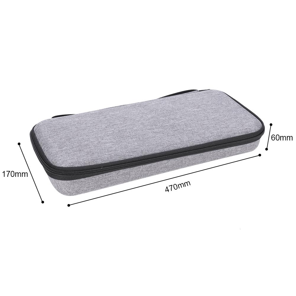 Portable Carrying Case Bag for MX Keys Waterproof EVA Hard Shell Wireless Bluetooth Mechanical Gaming Keyboard Storage Box