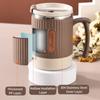 2024 New 304 Stainless Steel Portable 400ML Mug Is Equipped with Folding Spoon and Straw for Easy Mixing In Home and Office Cup