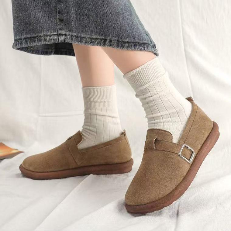 Doudou Shoes Женские низкие дышащие однотонные туфли Весна и Осень Повседневные туфли с мягкой подошвой в один шаг