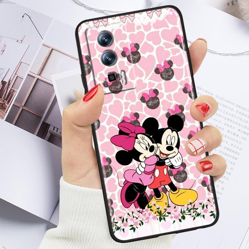 Розовый Минни Маус для Xiaomi Redmi 9A 9C 9AT 10C 9 9T 10 12C 13C 8 12 K60 A1 K50 K40 5G черный чехол для телефона Funda