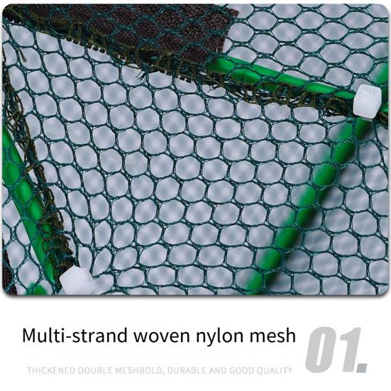 Foldable Fishing Bait Trap 6/8/10/12/16 Holes Heavy Duty Fine Mesh Portable Collapsible Shrimp Minnow Crawfish Catcher Trap Cast Trap Net Dip Cage