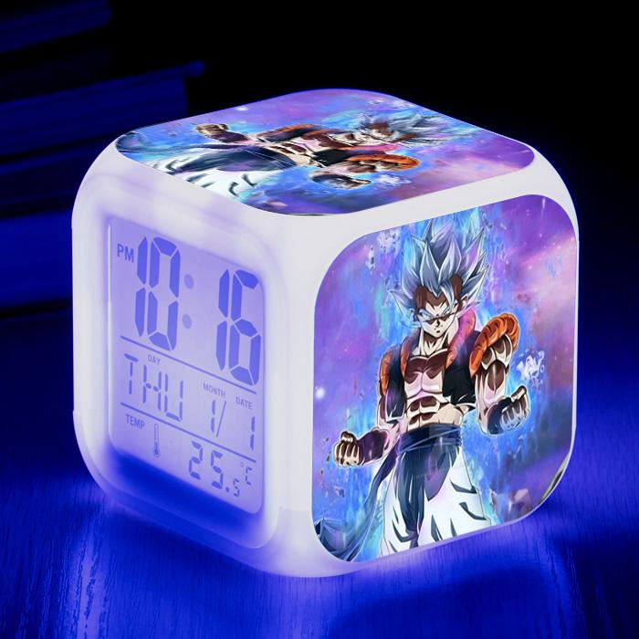 Аниме Dragon Ball Z Часы Супер Сайян Сон Гоку Гохан Чичи Видел Веджета Тракс Бульма Гогета Ямча Будильник Фигурка Игрушки