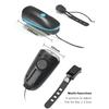 USB Rechargeable Bike Headlight with Horn Waterproof LED Front Light for Mountain Road Bicycle Night Riding Safety