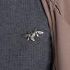 1Pair Clothing Accessories Small Retro Bee Brooches Suit Collar Pins Metal Men Women