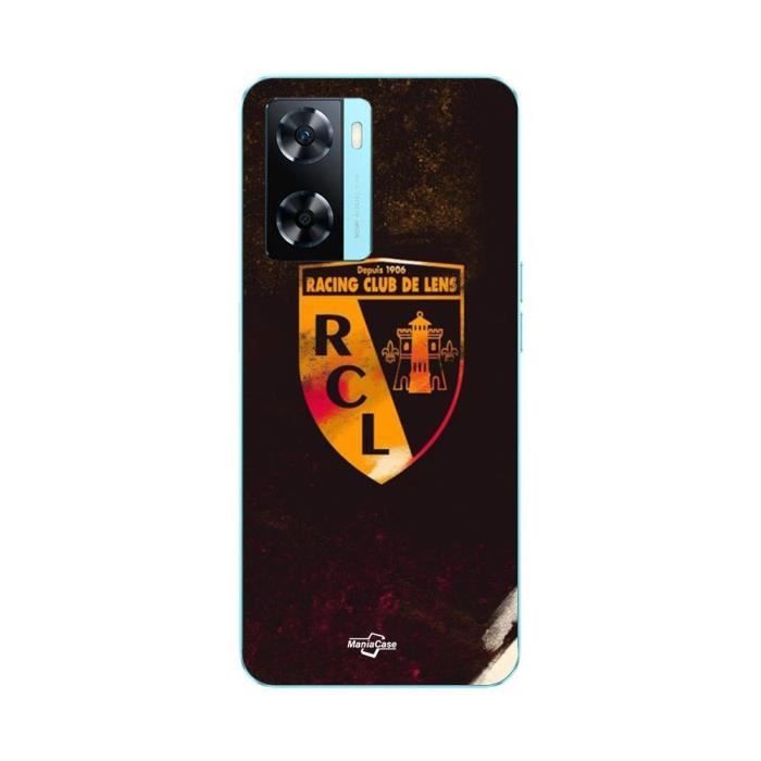 Coque - Maniacase - Oppo A57s 4G - Souple - RCL Lens - Orange et Noir