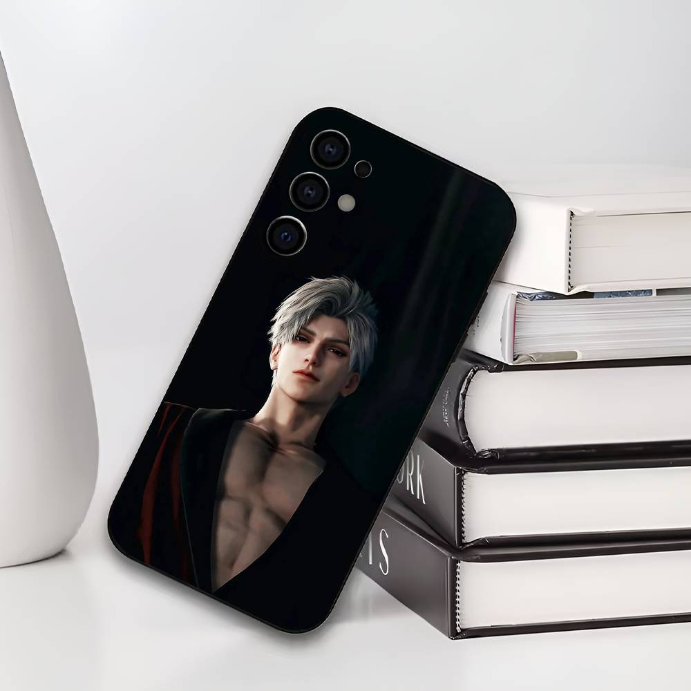 Чехол для телефона S-Sylus L-Love и D-Deep Space для Samsung S25,S24,S21,S22,S23,S30,Ultra,S20,Plus, Мягкий силиконовый черный чехол