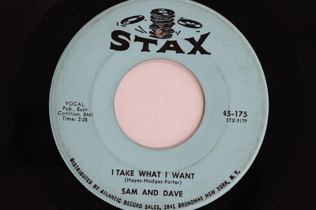 7inch Record SAM & DAVE - I Take What I Want 45175 STAX 1965 US Soul/Funk Used