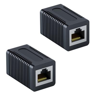 2 шт. Разъем RJ45 Ethernet гнездо-гнездо для удлинения сетевого кабеля CAT6 CAT5e