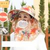 Quick Drying Sun Protection Hat Wide Brim Face Covering Sunhat Portable Women Fisherman Hat  Ladies