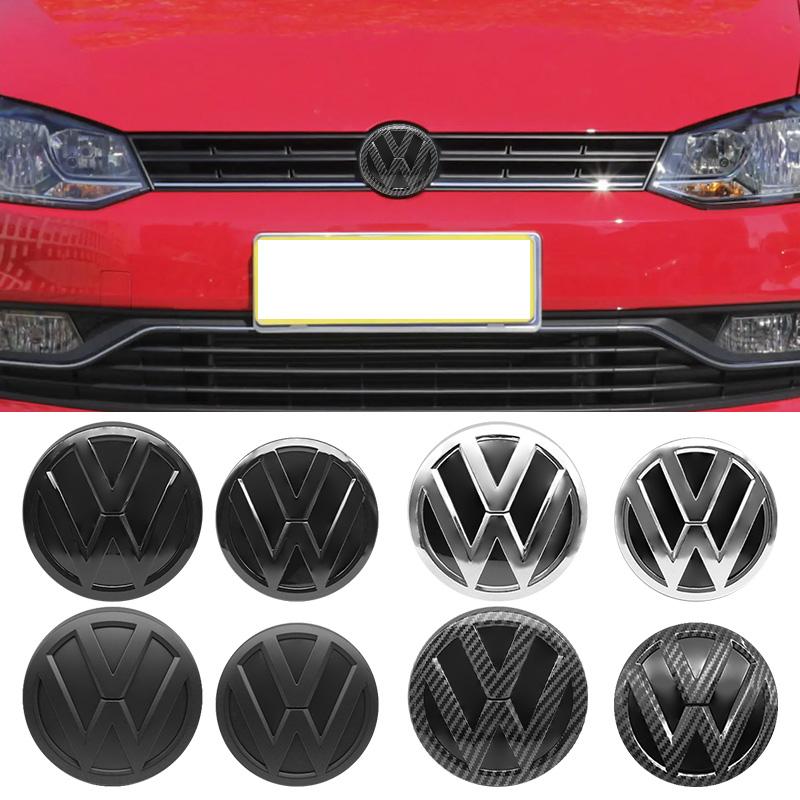 EPYFH1 1pc VW ABS 119mm 111mm Car Front Head Hood Bonnet Logo For Volkswagen Polo 6 2014 2015 2016 2018 2017 Rear Trunk Badge Accessory