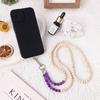 Portable Natural Crystal Phone Chain Pendant Chain Mobile Phone Case Beaded