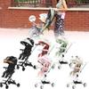 Wheeled Collapsible Four Baby Stroller Lightweight Foldable Seat Convertible