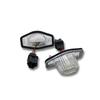 2 Pcs/Set 18 LED Lamp Number License Plate Light for Honda Fit Jazz Odyssey Stream Insight CRV FRV HR-V Crosstour 5D