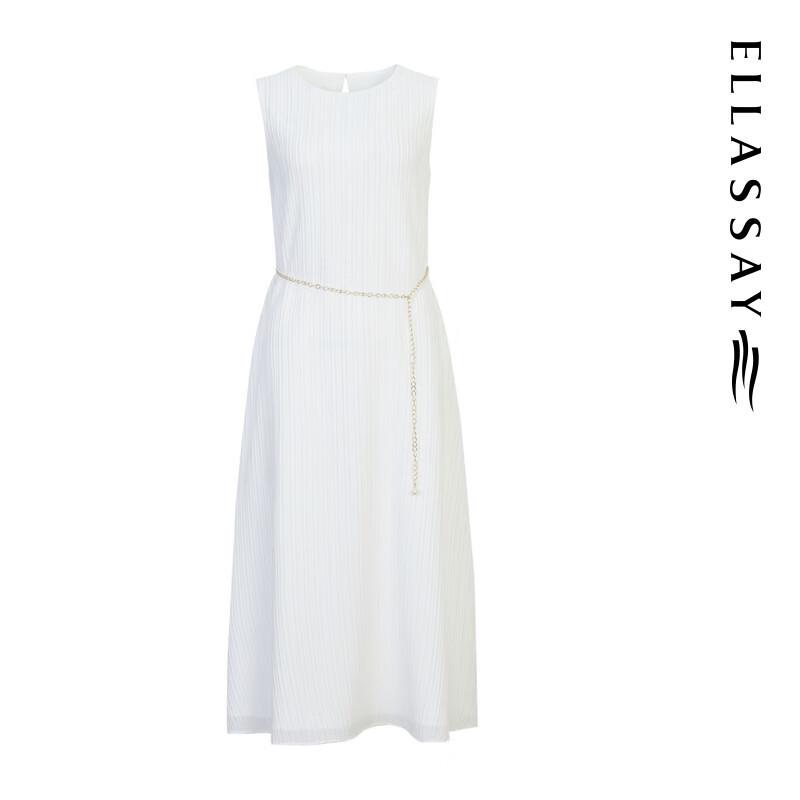 ELLASSAY Летнее платье А-силуэта из тутового шелка 2025